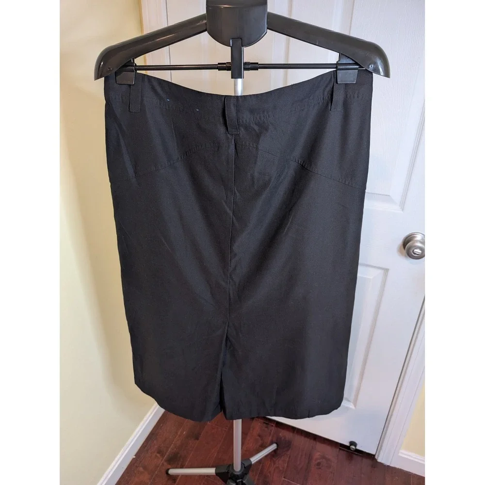 Patagonia Midi Skirt Black Gorpcore Hiking Utility Pocket - Size 12 - Picture 2 of 6